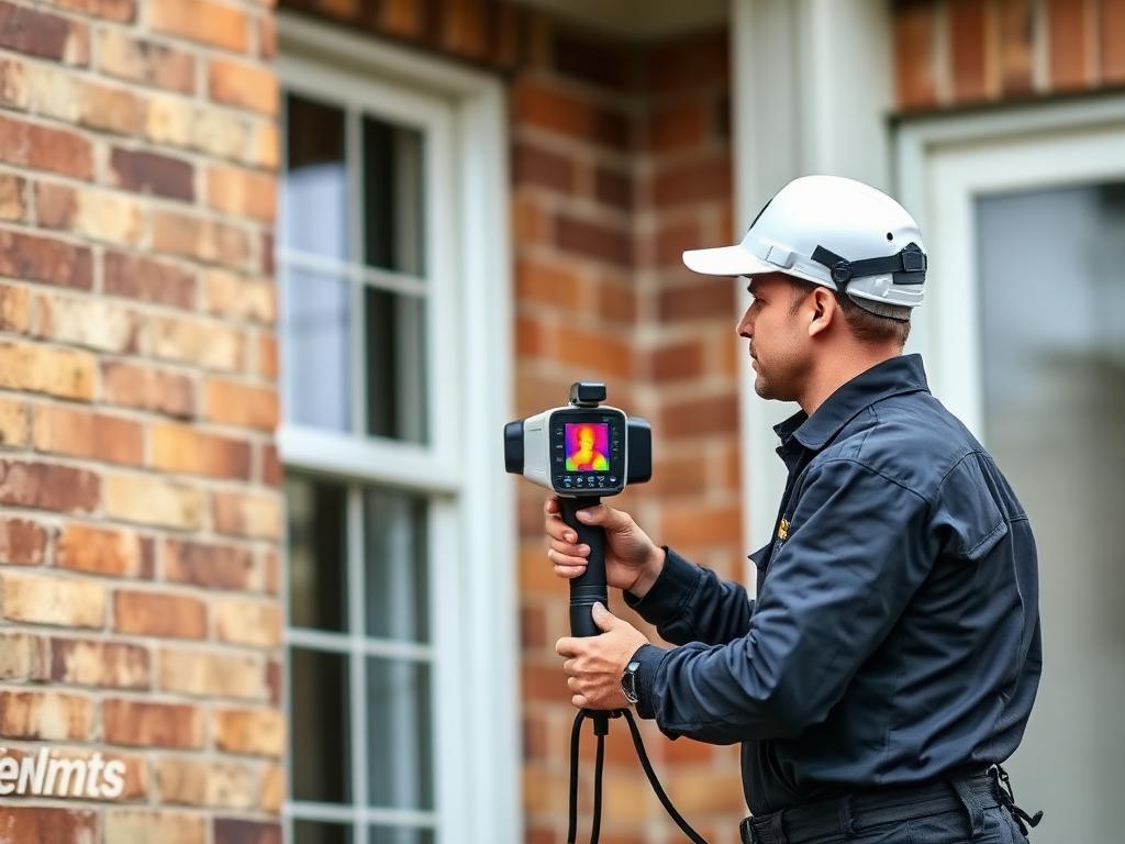 Termite inspection with thermal imaging on Alfords Point home