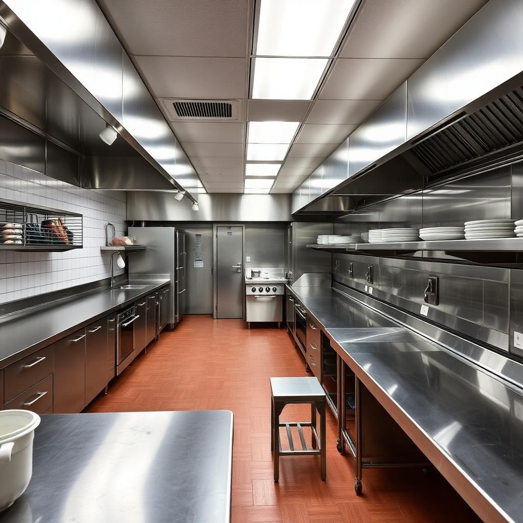 Professional commercial restaurant kitchen — HACCP-aligned pest control servicing across the Sutherland Shire